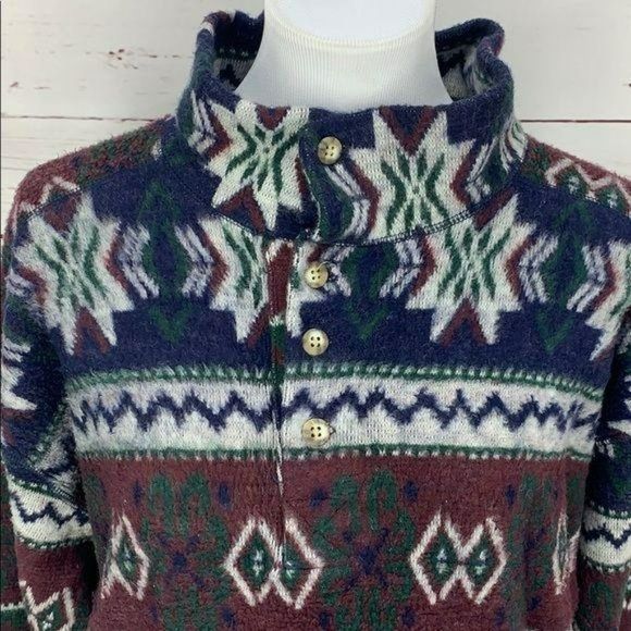 Jeans Wear Indian Aztec‎ tribal Western Fleece Pullover size XL - Picture 4 of 11